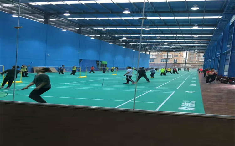 橡膠木木地板籃球館板式龍骨結構