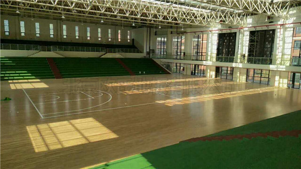 貴州省遵義市習水縣**中學籃球館木地板案例 貴州省遵義市習水縣**中學籃球館木地板案例